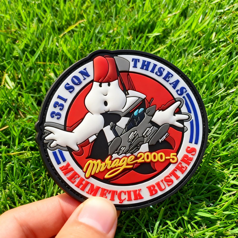 Glow in the Dark Hellenic Wings Patch – Soft PVC Rubber Badge