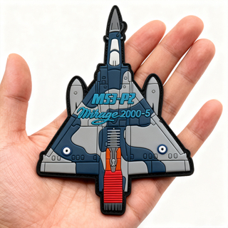 Personalized Greek Squadron PVC Patch – Durable Waterproof Rubber Design