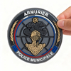 Custom Armurier PVC Patch 3D Soft Rubber Logo Badge for Work Uniforms Jackets and Backpacks