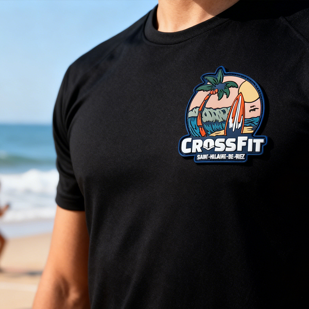 Spirit of Adventure PVC Patch Custom Rubber Emblem with Hook Loop for Outdoor Gear Backpacks Jackets