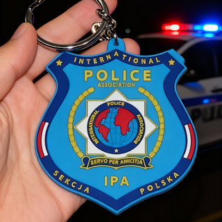 Custom Soft PVC Security Team Keychain Personalized 2D 3D Rubber Logo Keyring for Promotional Gifts