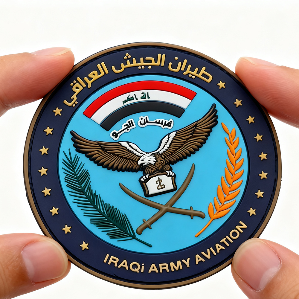 Iraq Aviation Heritage PVC Patch for Outdoor Gear and Collectors