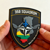 Baltic Shield PVC Patch – Air Patrol Themed 3D Rubber Emblem, Durable Hook & Loop Backing
