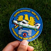 Pakistan Aviation Wings PVC Patch 3D Soft Rubber Emblem with Hook Backing