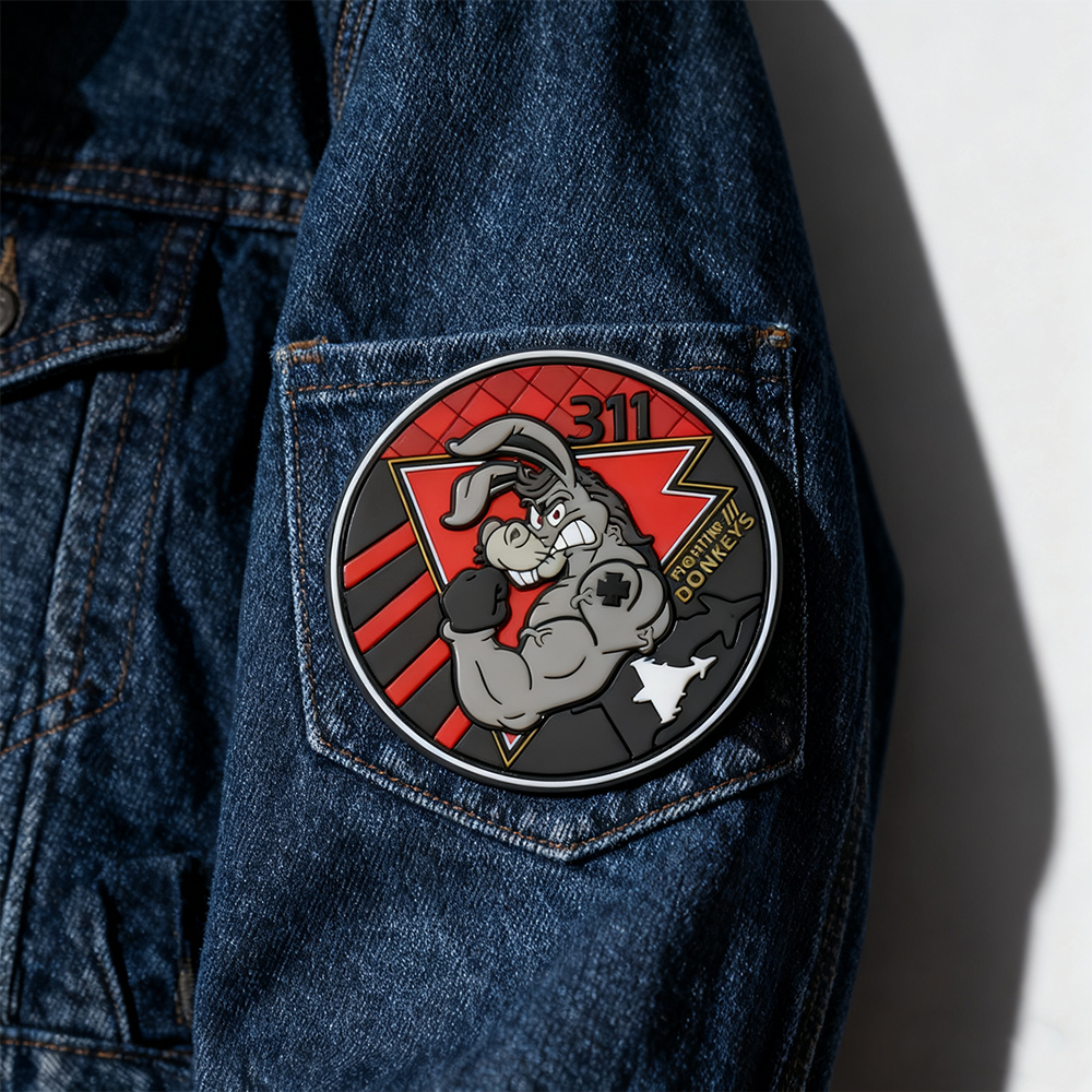 Custom German Aviation Unit PVC Patch 3D Soft Rubber Flying Wings Badge for Jackets Bags Uniforms and Collectors