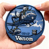 Custom Czech Aviation Unit PVC Patch 3D Rubber Badge with Hook Backing