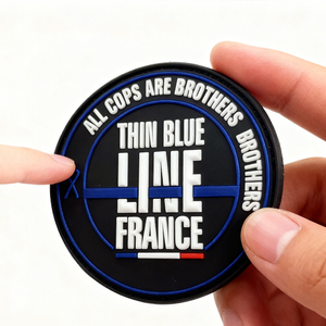 Official TBLF Logo PVC Patch Soft Rubber Emblem Brotherhood Theme Unity Message Badge Custom Durable Patch 