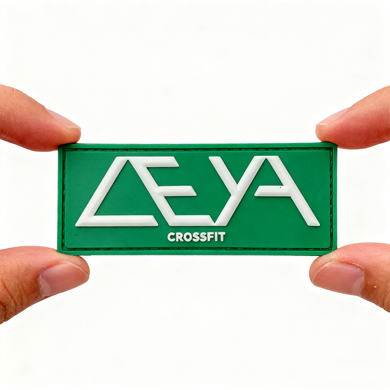 Premium Soft PVC Label for Sportswear and Yoga Apparel Custom Durable Logo Tags