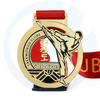 Manufacturer Custom 3D Gold Silver Bronze Zinc Alloy Metal Medalla Sport Medal Jiu Jitsu Judo Kung Fu Karate Taekwondo Medal