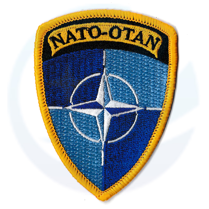 NATO crest patch NATO external operations iron-on