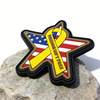custom usa flag freedom isnt free 3D PVC Patch