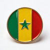 Custom High Quality Metal Enamel Senegal Pin Badge Magnet Souvenir Senegal Senegalese Map Flag National Emblem Brooches Badges Lapel Pins