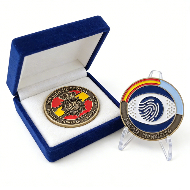 Spain challenge coin