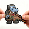 Moral Patches Bundeswehr Hippo PVC Patch Custom Soft Rubber Hippo Emblem Funny PVC Badge for Clothing Bags Accessories