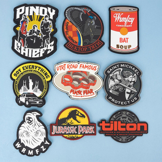Quality Custom 3D Pvc Rubber Patch Silicone Patch for Clothing Pvc Patch