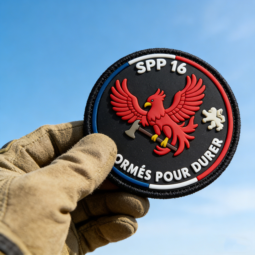 Belgium Regional Crest PVC Patch Custom Round Soft Rubber Emblem European Community Shield Design Durable PVC Patch