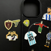 Factory Custom Arab Badges Pins Al Ahli Saudi FC and Al Ittihad Saudi FC Decorative Stickers for Phone