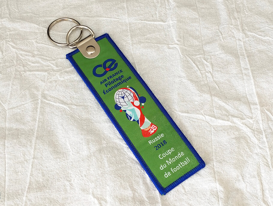 Woven Fabric Keyring