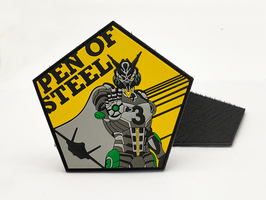 Clothing Labels Accessories Maker Custom Logo Clear Soft PVC Rubber Patches