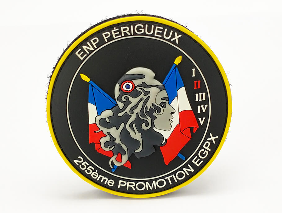 Custom Designer Silicone 3D Pvc Luxury Flag Patches Rubber military Logo Velcroc Patch