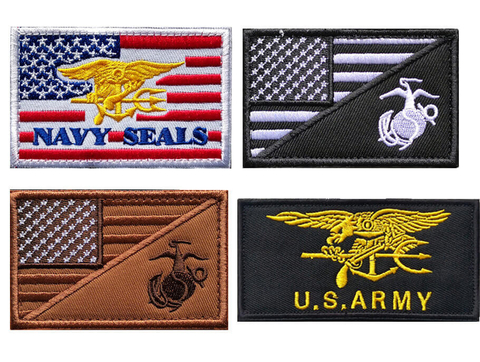 Custom Embroidery US Flag Patch