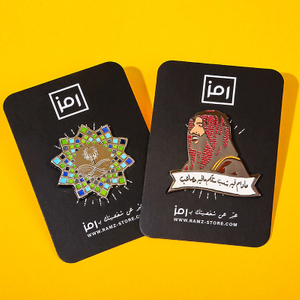 Soft Enamel Saudi Style Pin Metal Crafts Metal Business Lapel Pin Can Custom Back Card Lapel Enamel Pin
