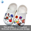 Custom Shoe Charms Designers Pvc Logo Shoe Charms Packs For Clogs