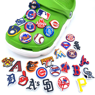 custom Baseball team shoe charms houston LOGO baseball shoe charm sports team clogs charms accessories