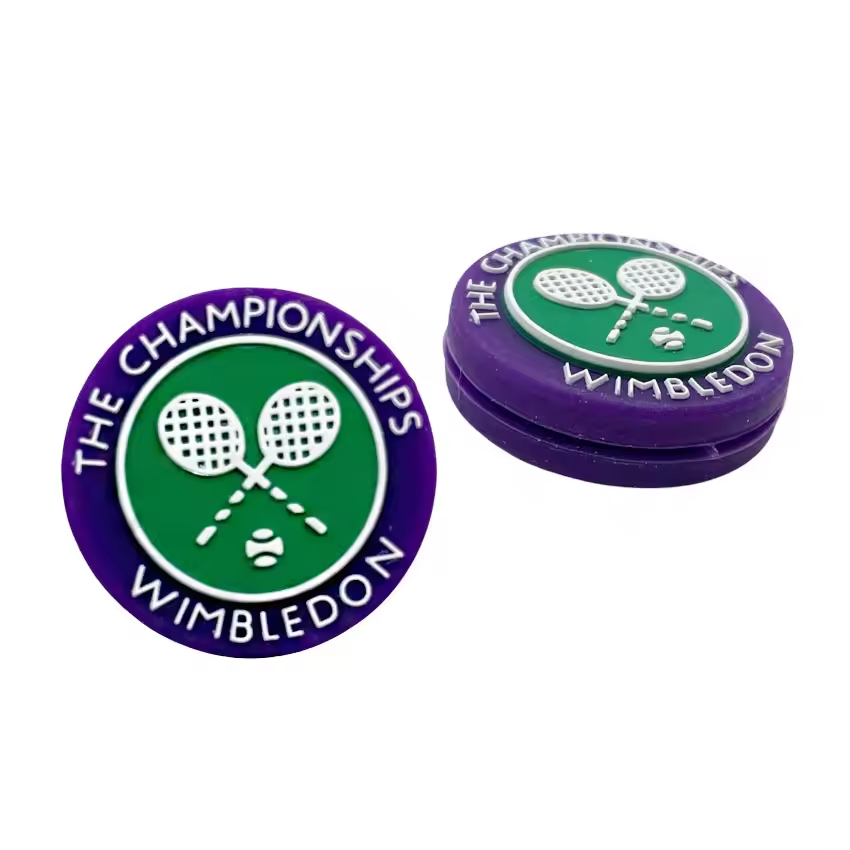 wholesale silicone PVC rubber anti vibration custom tennis racquet dampener