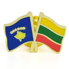 Wholesale Manufacture Customize Logo Brooch Custom Blank Metal Enamel Country Flag Badge Lapel Pin