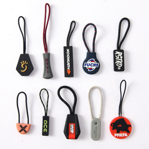 Durable Zipper Pull Tabs Bag Accessory Custom Brand Logo Zipper Puller for Backpack