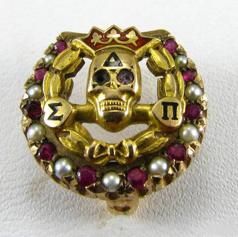 Custom Delta Sigma Pi ΔΣΠ Business Fraternity Member Badge Pin 
