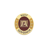 Custom ZONTA International Civic Club Lapel Stick Pin Gold Colored Badges
