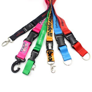 Custom Printed Neck Printing Logo Sublimation Polyester Anime Lanyard With Logo Custom College Nurse Lanyard For Id Badge