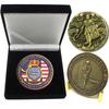 3d Zinc Alloy Challenge Coin Custom Engravable Metal Double Commemorative Souvenir Coin Stainless Steel Coin Charms