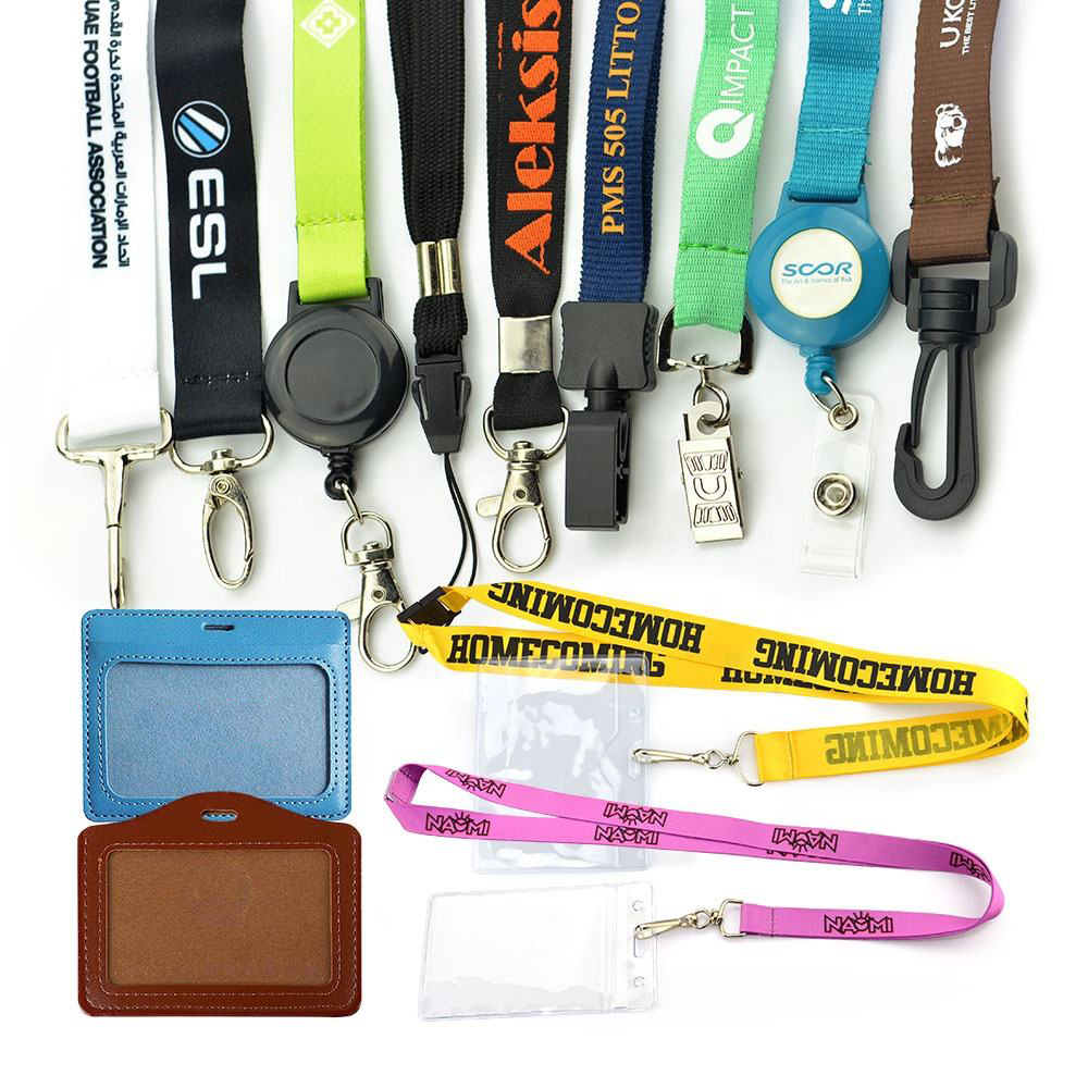 Wholesale High Quality Fashion Hotel Badge Id Card Holder Neck Rope Lanyard