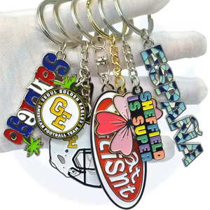 Zinc Alloy Cartoon Animal Key chain 2D 3D Logo Hard Soft Enamel Keychain