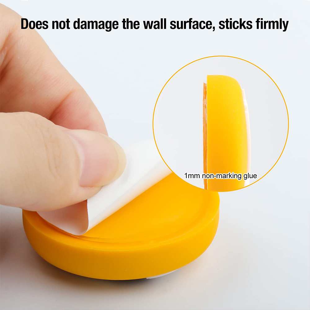 Custom PVC Rubber Door Handle Bumper Self Adhesive Cartoon Door Stopper Knob Pad for Home Decor Brands Factory Manufacturer