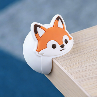 OEM PVC Rubber Cute Table Corner Protectors with Custom Graphic Design for Home Decor Brands