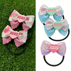 Custom Long-lasting Easy-to-clean PVC Heart Decorations for Hair Clips - Customizable Text PVC Charms for Hair Accessories