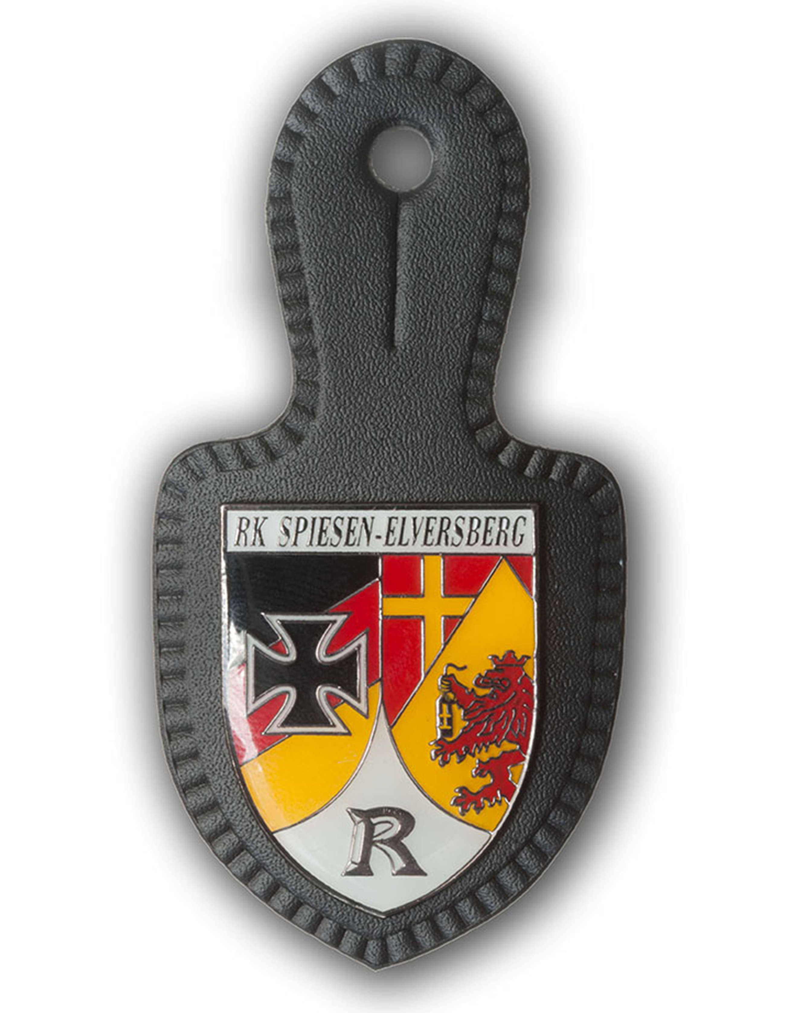 Badge with Leather Fob