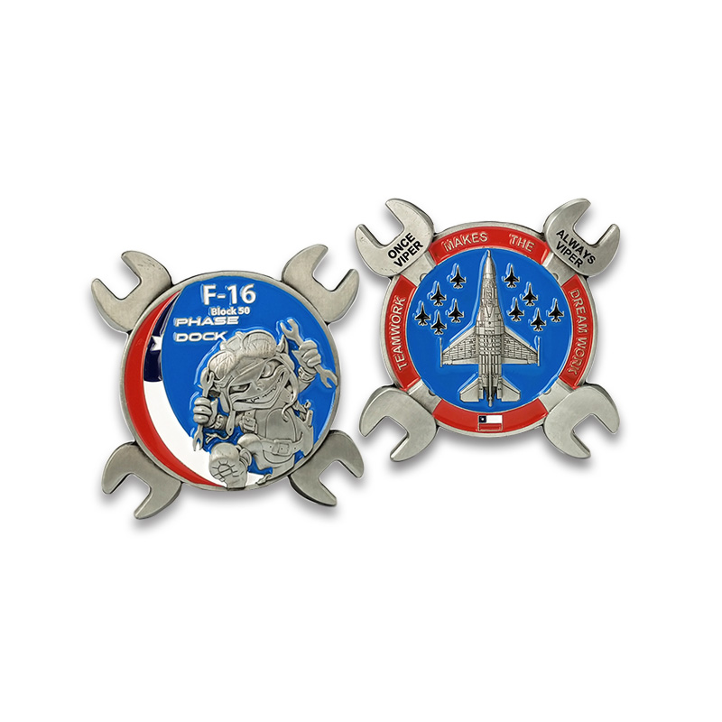 Factory Custom Air force Armada Nacional Alma Mater Souvenir Challenge Coins