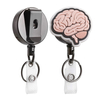 Nurses Custom Badge Reel Medical Retractable Heart Organ Pvc Badge Reel Clip Doctor Accessories Wholesale Id Card Holder for Work