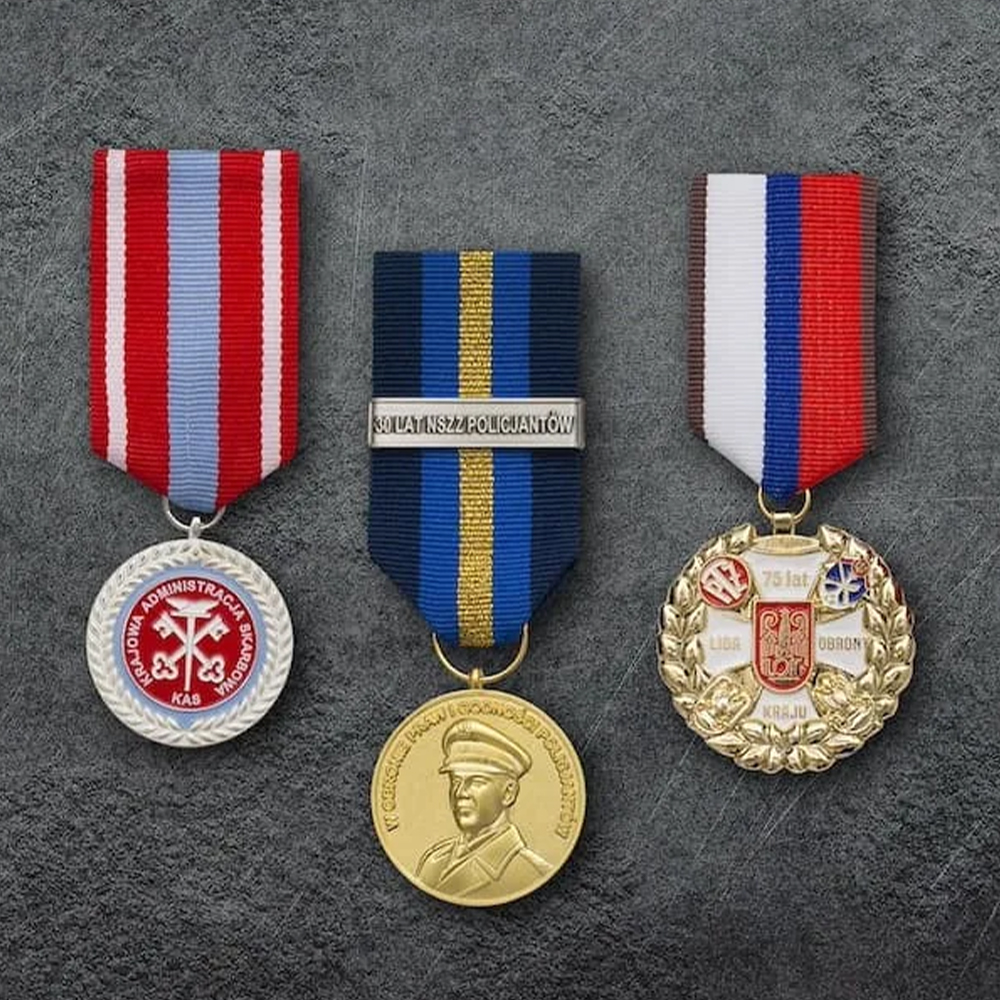 Custom Personalized U.S. Liberation Honor Medal World-war Commendation Round Award Metal Medal of Honor Warfighter With Ribbon