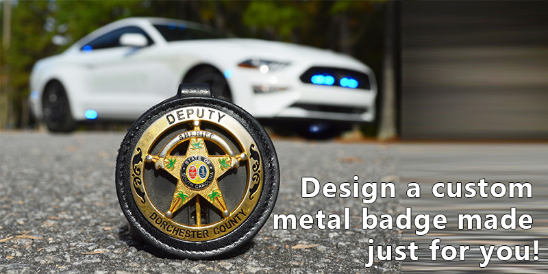 Design a custom metal badge made just for you!