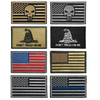American Flag Tactical Morale USA Military Patch Bundle for Caps