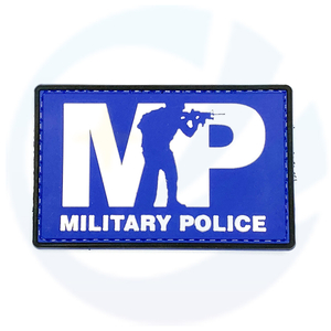 Military Police PVC Patch Blue And White