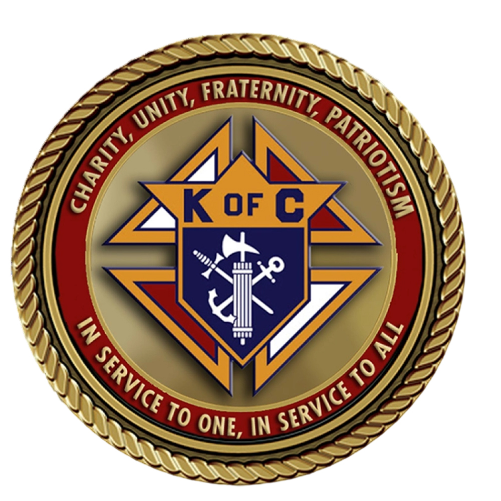 Custom Zinc Alloy Philippine Mason Emblem 3" Gold Blue Cut Out Knights of Columbus Car Emblem Challenge Coin