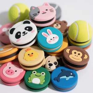 OEM Design Silicone Rubber Tennis Racket Dampener Vibration Absorber Custom Tennis Damper for Tennis Rackets