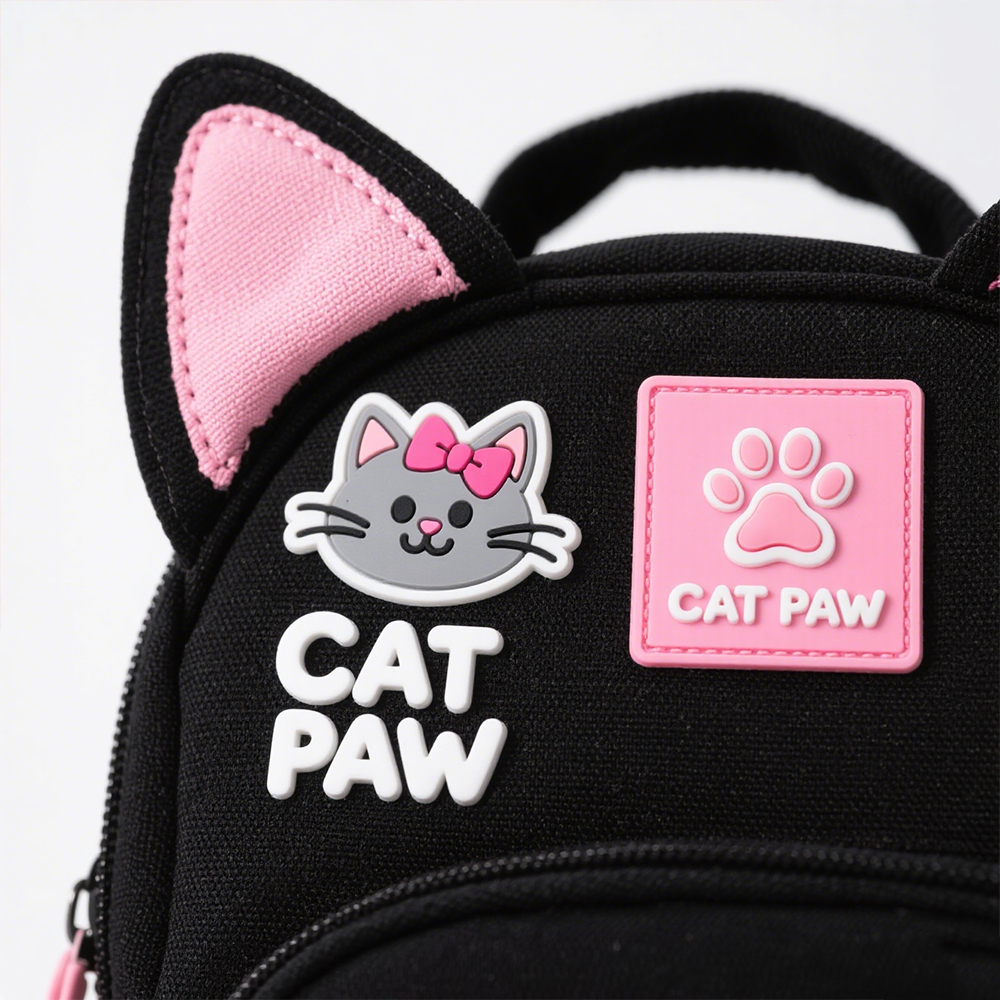 Custom logo 3d Pvc Cartoon Cute Soft Rubber Patch Labels Accessories Children's Bags Manufacturer Pvc Patches for Clothing